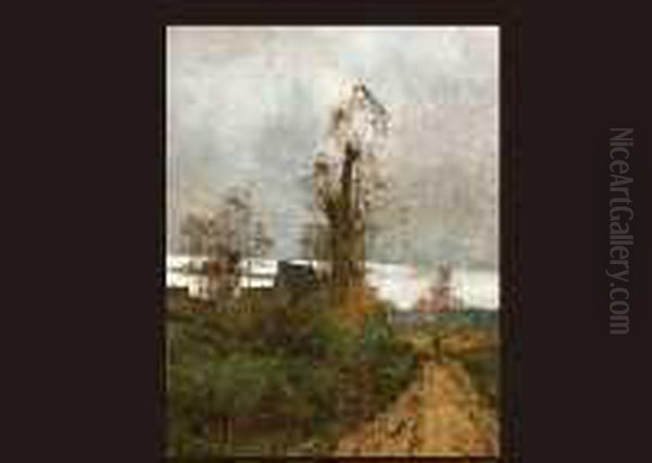 Fermier Qui Marche Oil Painting by Emile Godchaux