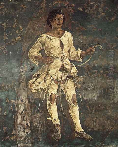 Allegory of March- Triumph of Minerva (detail 4) 1476-84 Oil Painting by Francesco Del Cossa