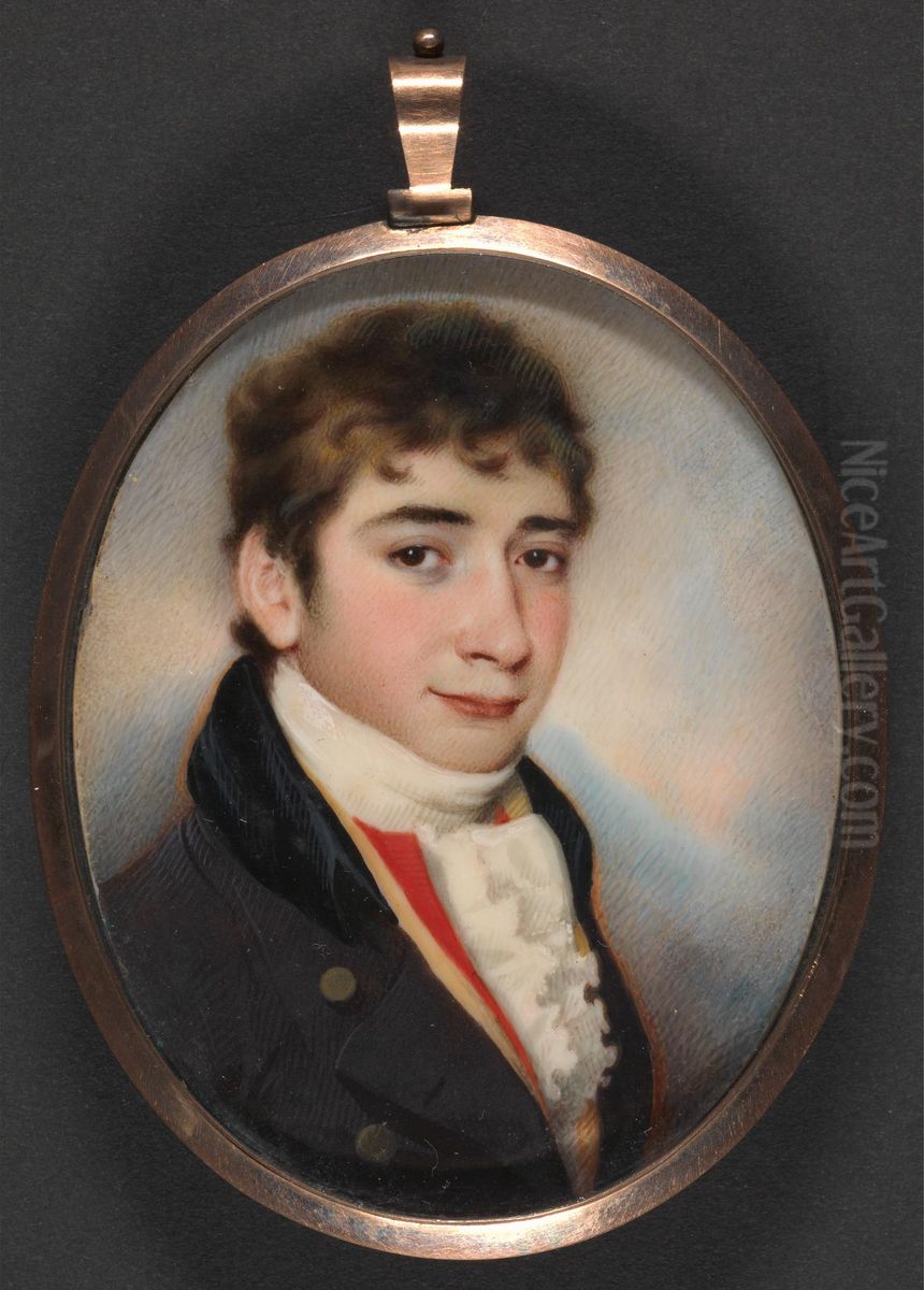 Portrait of a Gentleman Oil Painting by George Chinnery