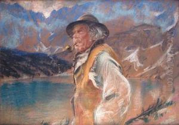 Goral Oil Painting by Stanislaw Gorski