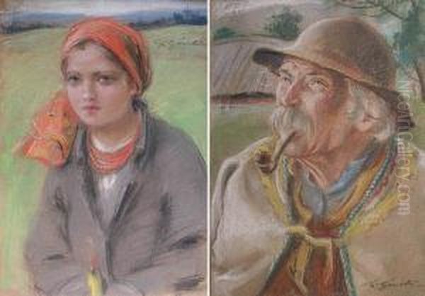 Na Gromniczna I Goral Oil Painting by Stanislaw Gorski