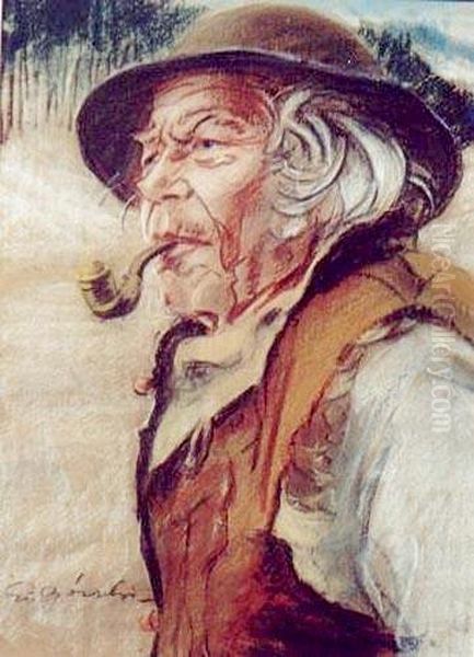 Goral Oil Painting by Stanislaw Gorski