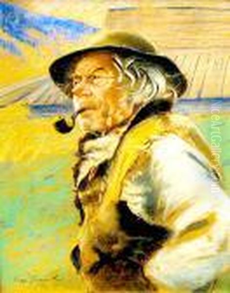 Goral Oil Painting by Stanislaw Gorski