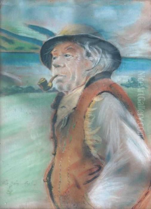 Portret Starego Gorala Oil Painting by Stanislaw Gorski