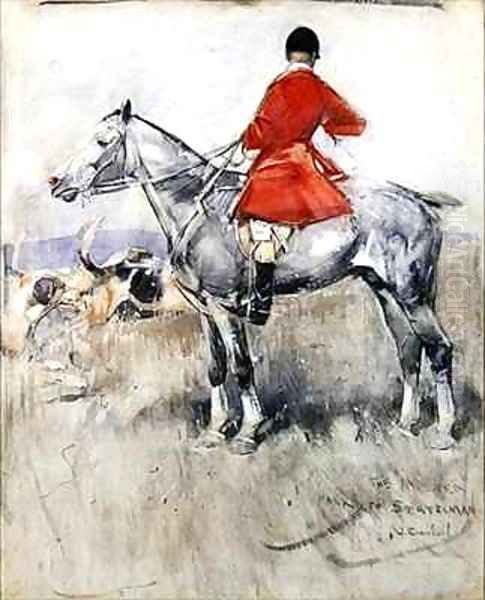 Hark to Statesman Oil Painting by Joseph Crawhall