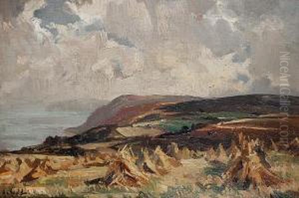 Coastal Landscape Oil Painting by Alexander Carruthers Gould