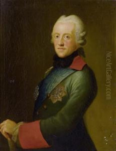 Portrait Of Karl (carl Christian
 Joseph)duke Of Saxony And Duke Of Kurland (1733 - 1813). Oil Painting by Anton Graff