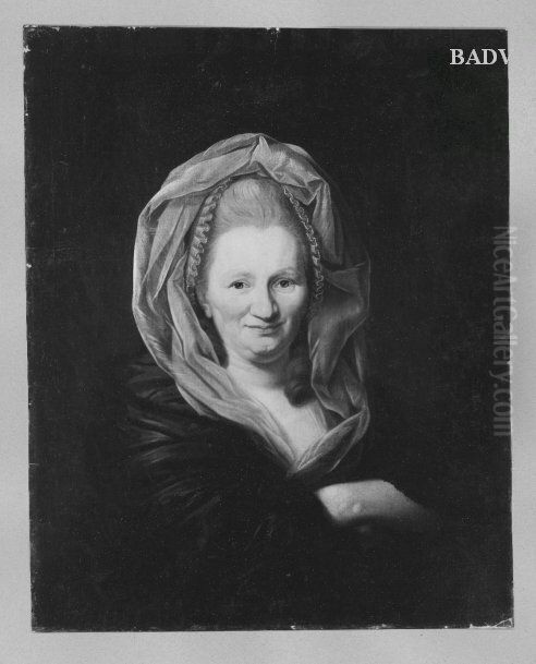 Portrait Of A Lady Oil Painting by Anton Graff