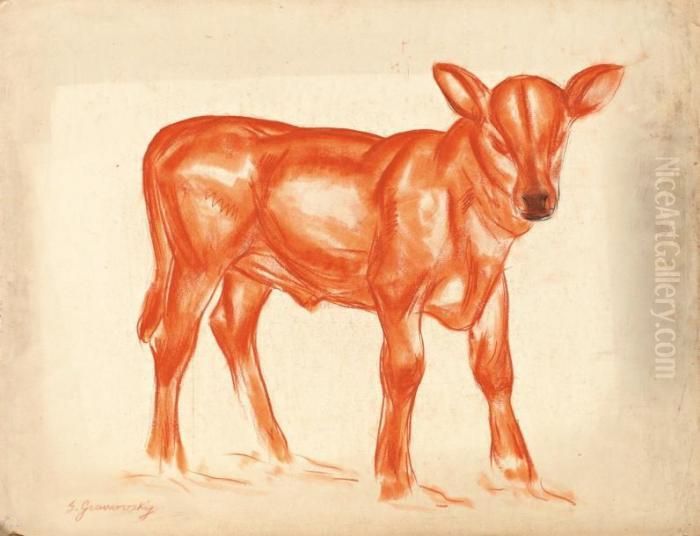 Veau Oil Painting by Sam Granowsky