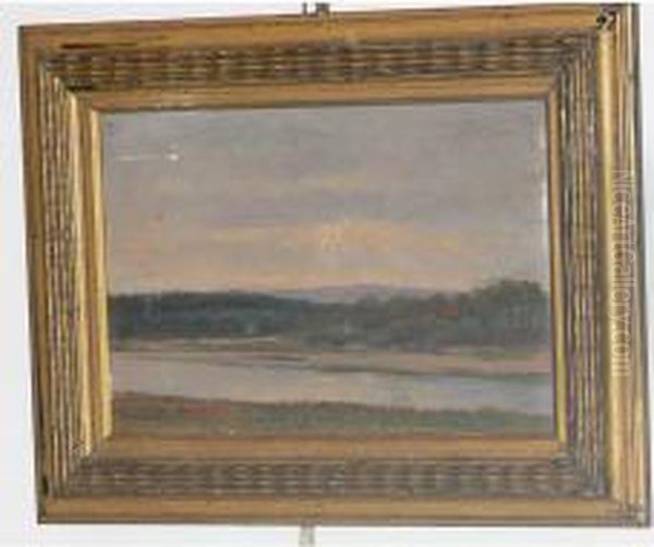 Fiume Nei Presso Di Asti Oil Painting by Giuseppe Grassis