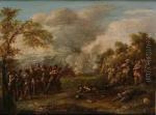 Battaglia Oil Painting by Ciccio Graziani