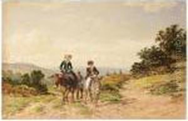 Hampstead Heath Oil Painting by Nathaniel Everett Green