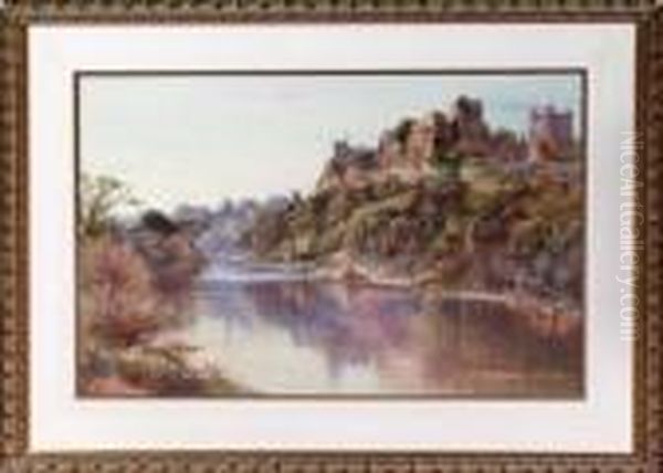 Richmond Castle Oil Painting by Thomas Greenhalgh