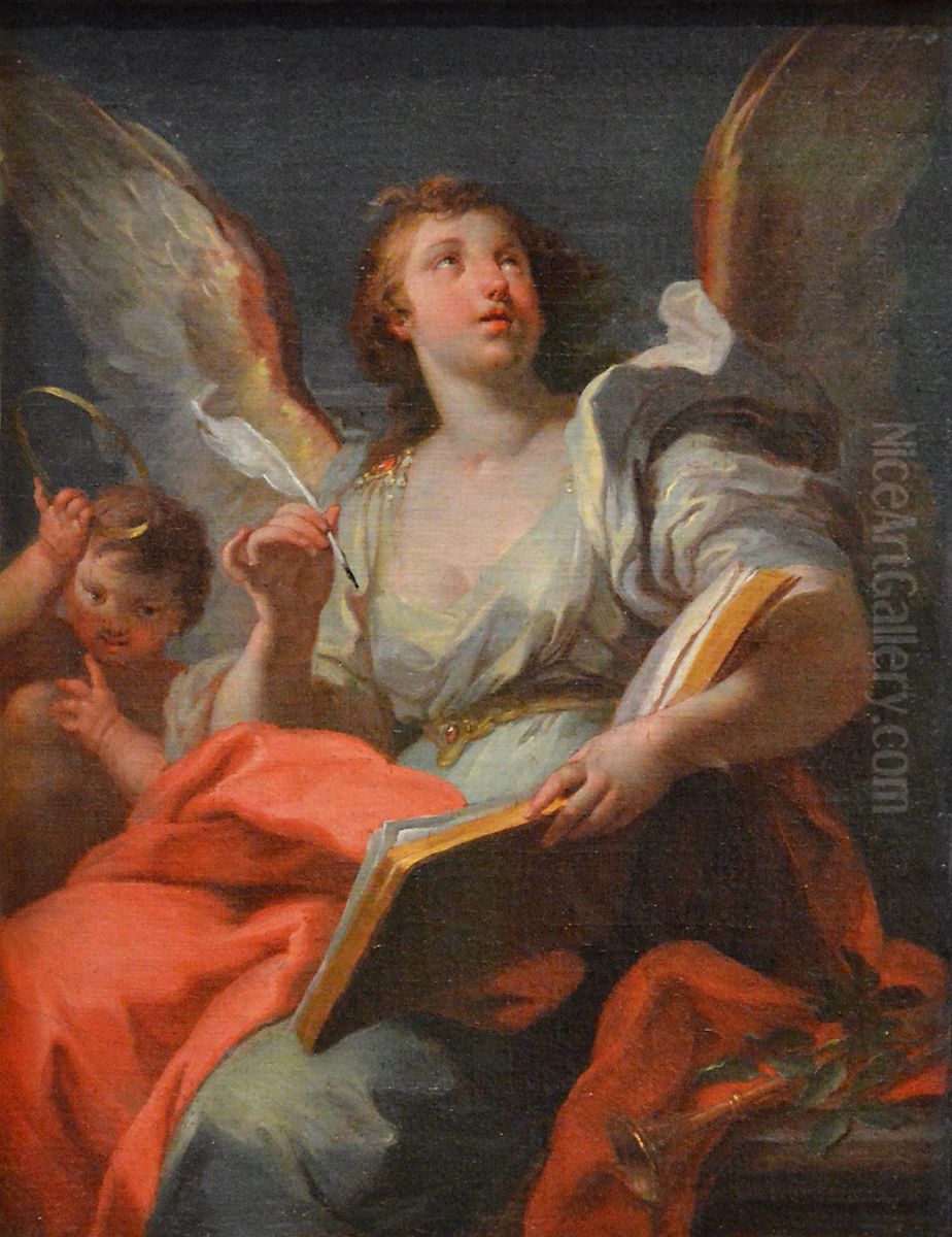 Allegory of Fame Oil Painting by Sebastiano Conca