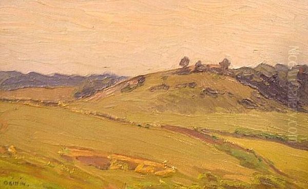 Old Lyme Landscape Oil Painting by Walter Griffin