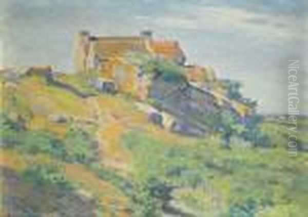 Island Of Brehat, France Oil Painting by Walter Griffin