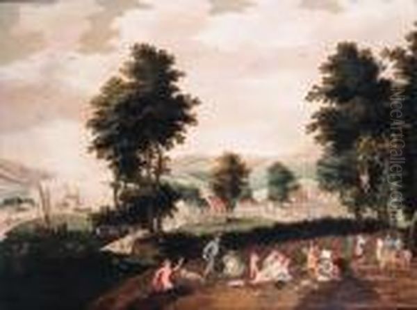 An Allegory And Illustration Of 
The Effects Of Spanish Policy Inthe Netherlands, 1565-1575 Oil Painting by Jacob Grimmer