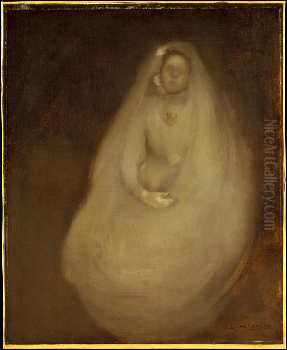 The First Communion Oil Painting by Eugene Carriere