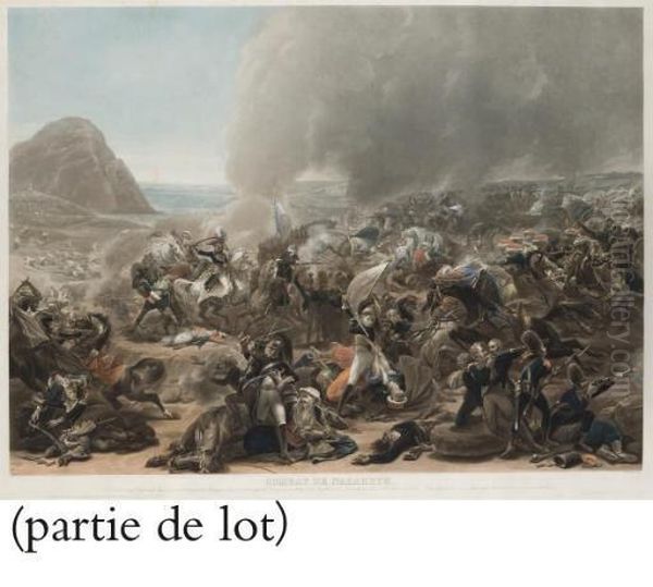 Combat De Nazareth
 Par Jean-pierre-marie Jazet Oil Painting by Antoine-Jean Gros