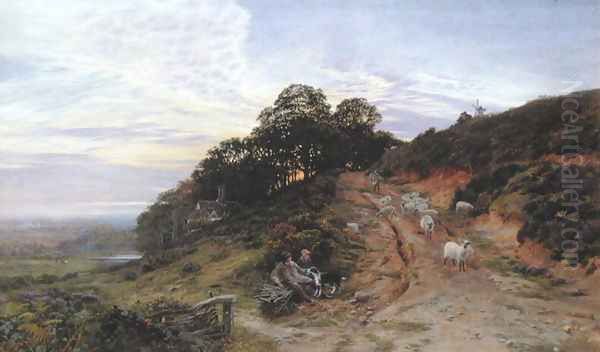 Pitch Hill near Ewhurst 1866 Oil Painting by George Vicat Cole