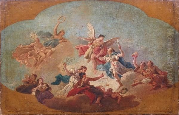 Bozetto Oil Painting by Jacopo Guarana