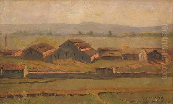 Paesaggio Oil Painting by Giovanni Guarlotti