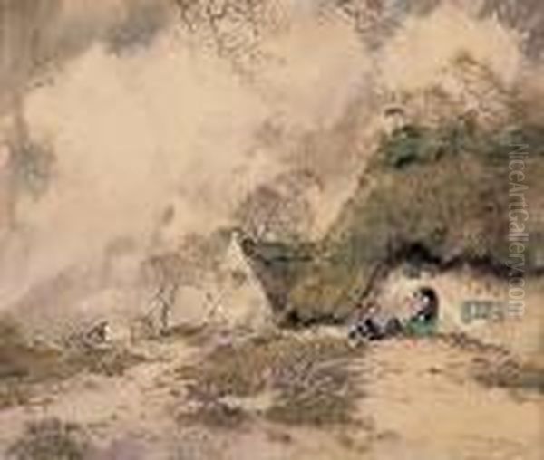 Automne En Bretagne Oil Painting by Ernest Guerin