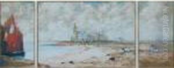 Notre Dame De La Joie, Bretagne Oil Painting by Ernest Guerin