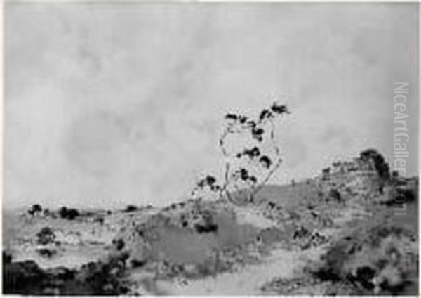 Bretagne, Morbihan Oil Painting by Ernest Guerin