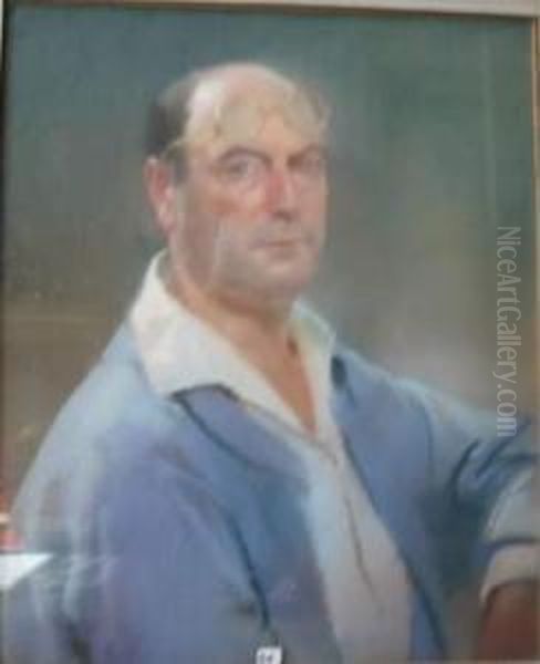Autoportrait Presume Oil Painting by Lucien Victor Guirand De Scevola