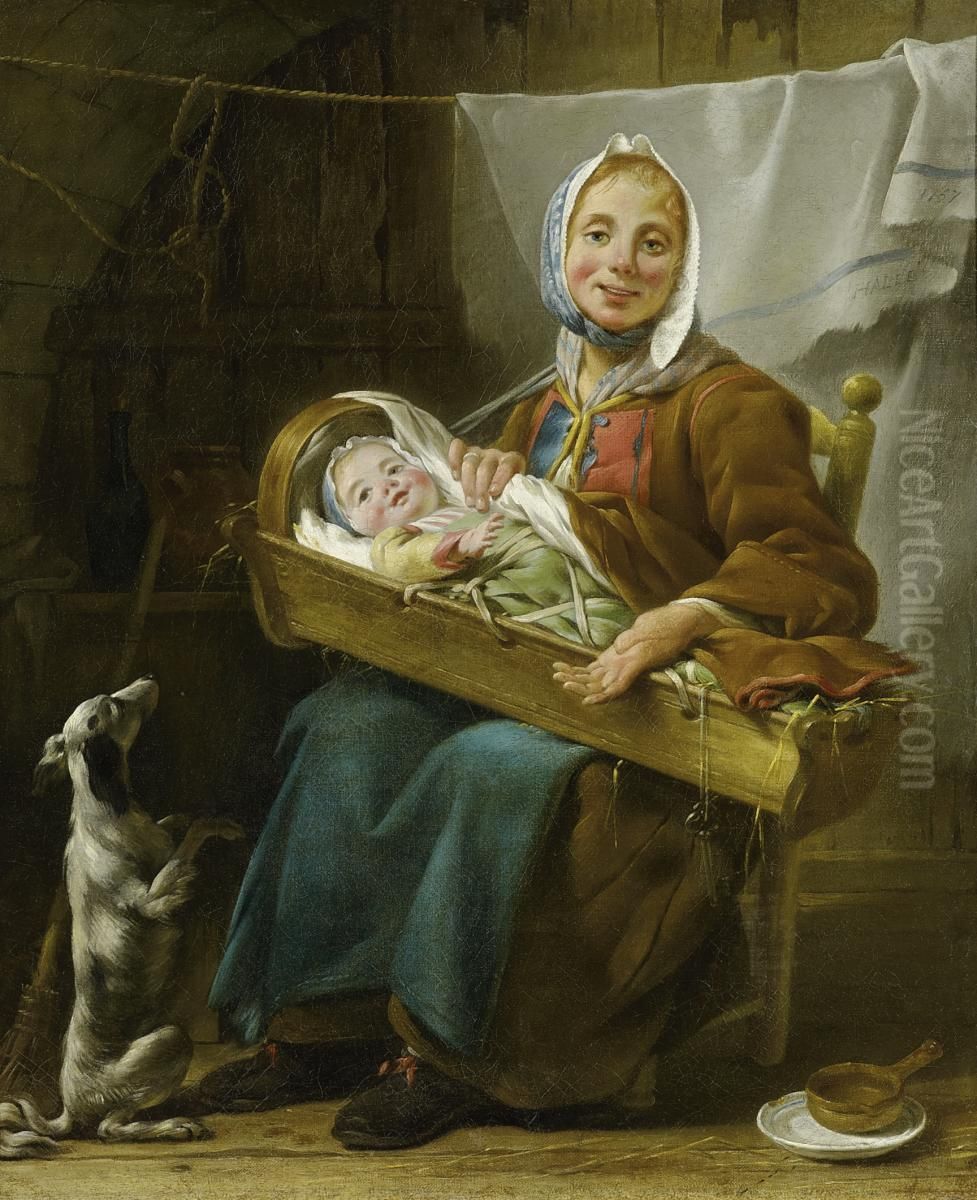 Une Savoyarde Oil Painting by Noel Halle