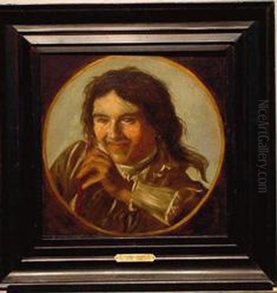 Man With A Recorder Oil Painting by Frans Hals