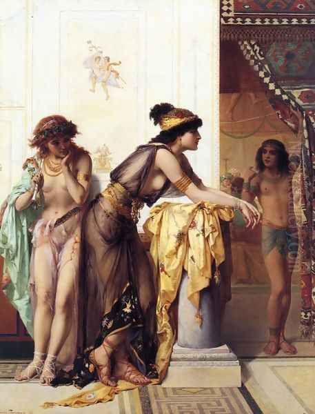 The Summons Oil Painting by Pierre Oliver Joseph Coomans