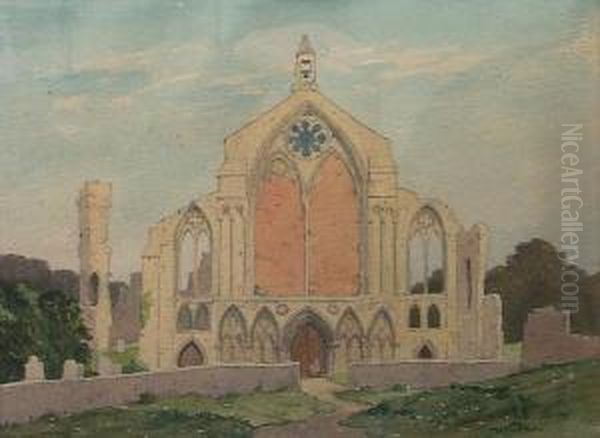 Binham Priory, Norfolk Oil Painting by Martin Hardie