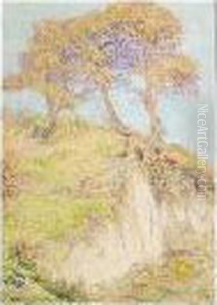 Steel , Woolacombe, North Devon Oil Painting by Edward Steel, Harper Jnr.