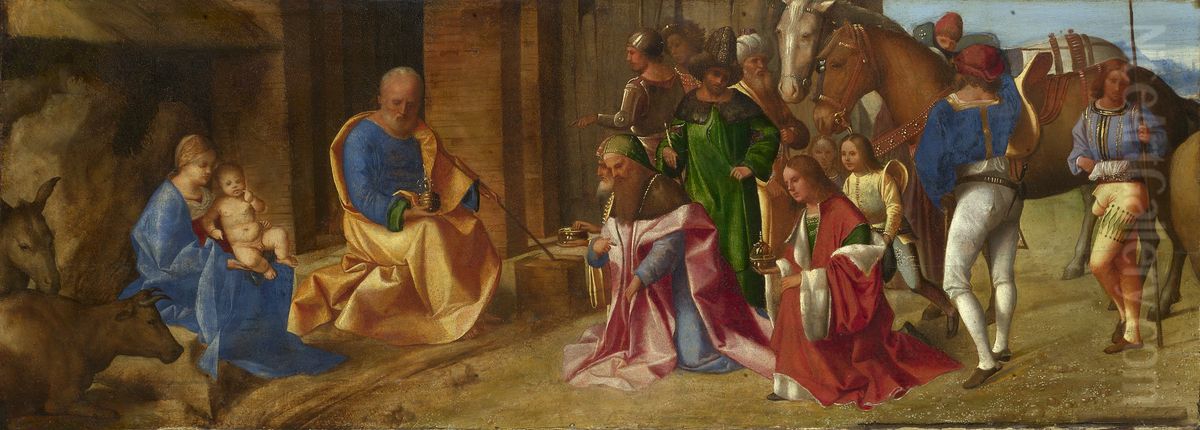 Adoration of the Magi Oil Painting by Giorgione