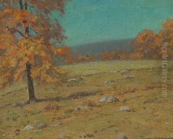 October In The Hills Oil Painting by Lowell Birge Harrison