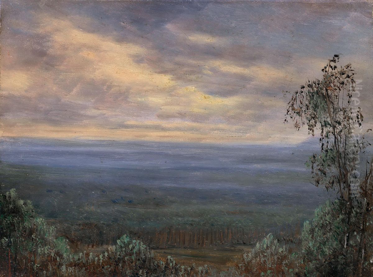 Morning Fog Oil Painting by Carl Gustav Carus