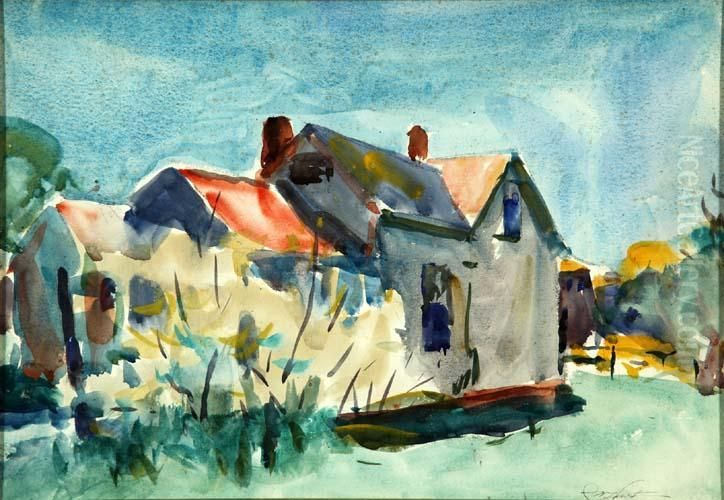 Provincetown House Oil Painting by Charles Hawthorne