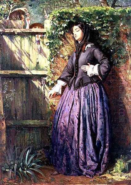 Broken Vows, 1857 Oil Painting by Philip Hermogenes Calderon