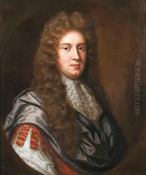 Portrait Of A Nobleman Oil Painting by John Hayls