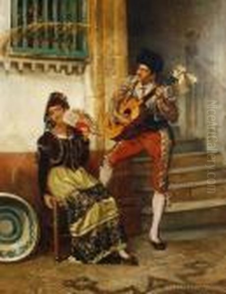 The Serenade Oil Painting by John Haynes-Williams