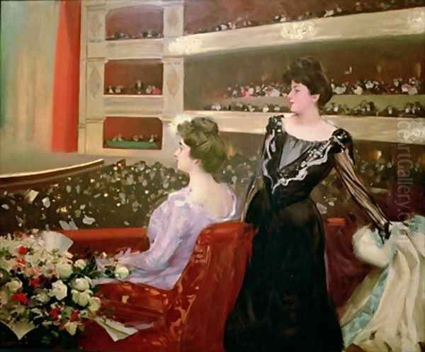 The Lyceum Oil Painting by Ramon Casas