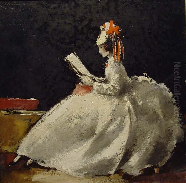 Die Weise Dame Oil Painting by Walter Heimig