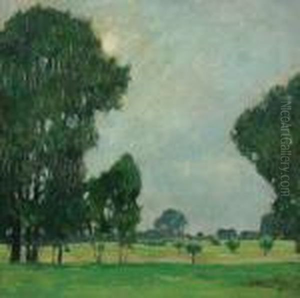 Landschaft Oil Painting by Walter Heimig
