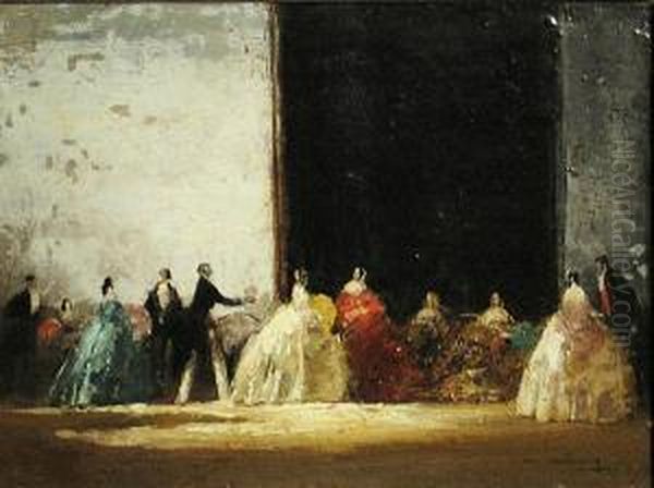 La Traviata Oil Painting by Walter Heimig