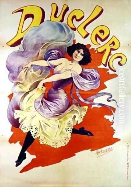 Duclerc poster Oil Painting by Alfred Choubrac