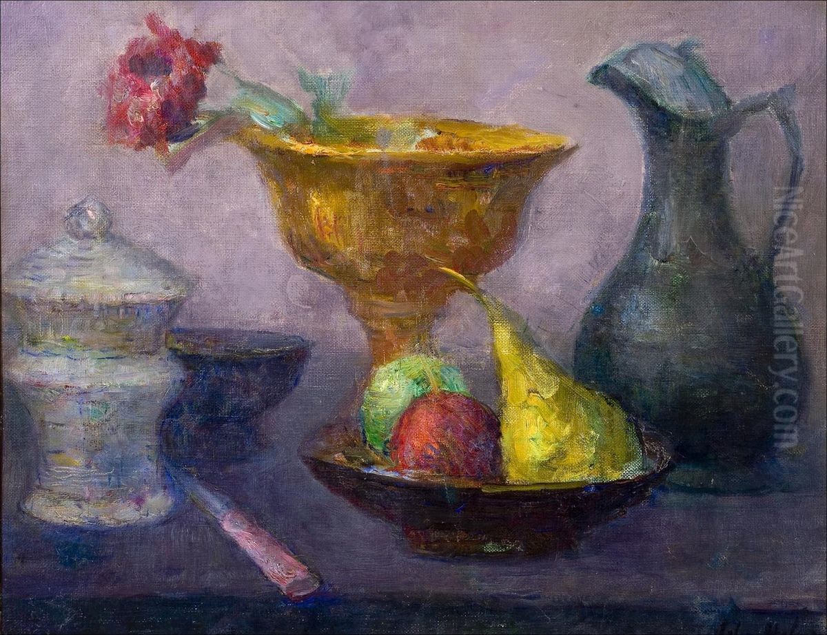 Asetelma. Oil Painting by Ester Helenius