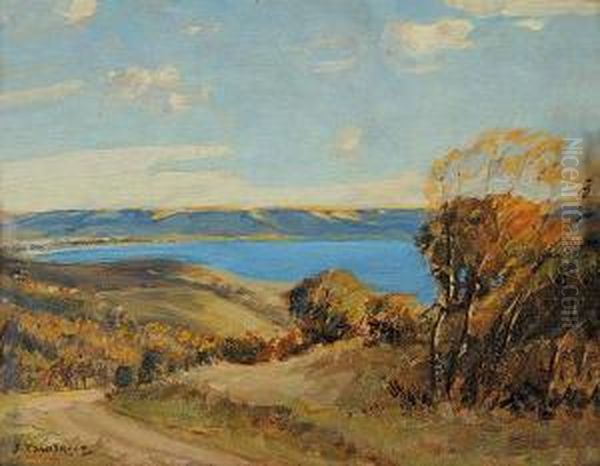 The Qu'appelle Valley, E. Oil Painting by Henderson, James