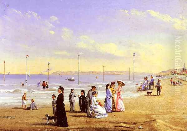 At The Seaside Oil Painting by Conrad Wise Chapman